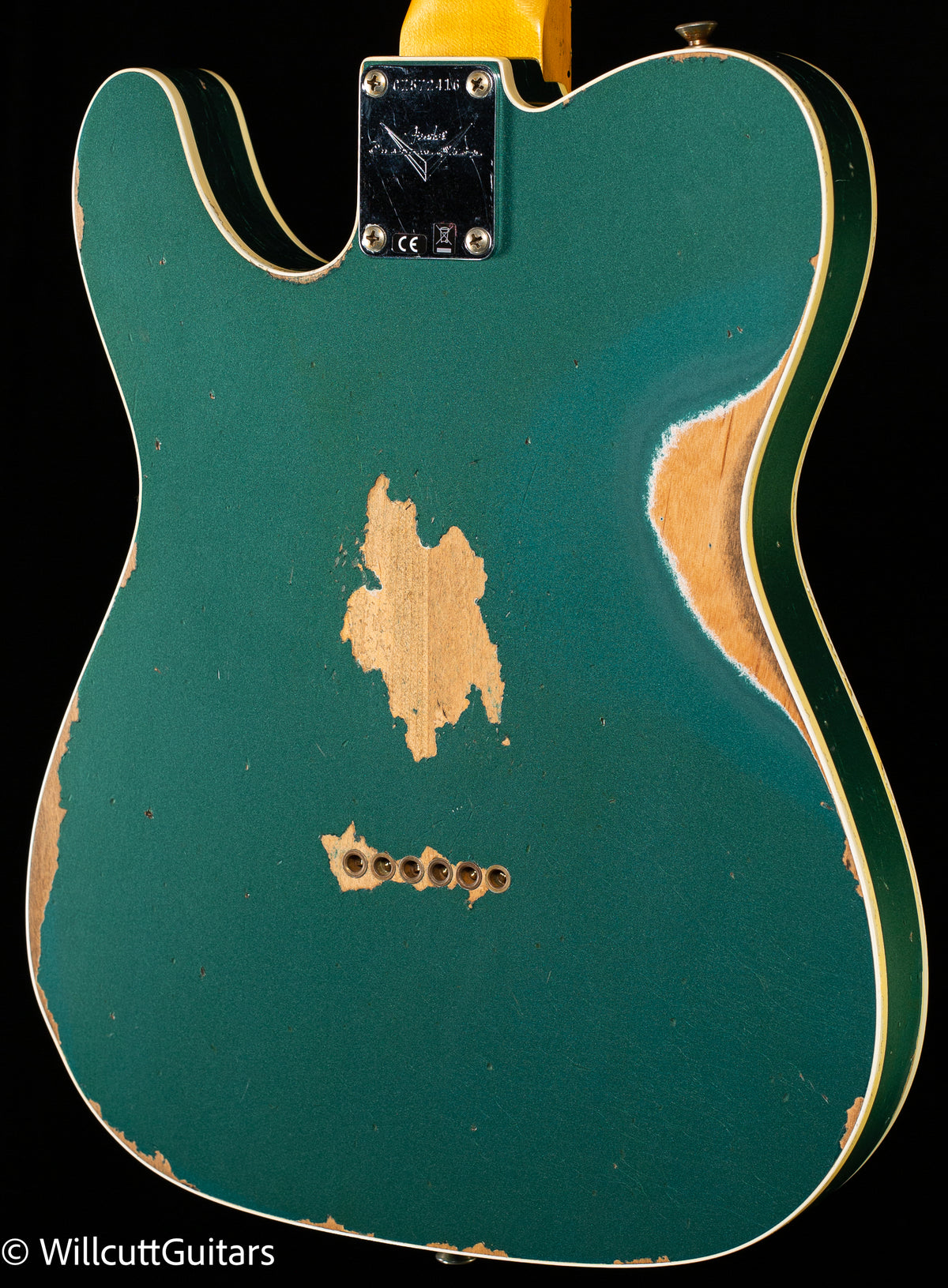 Fender Custom Shop 1965 Telecaster Custom Heavy Relic Faded Aged Sherwood Green Metallic (416)
