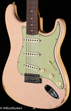 Fender Custom Shop Late 1962 Strat Relic/ Closet Classic Super Faded Aged Shell Pink (556)