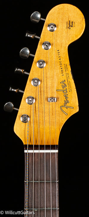 Fender Custom Shop Late 1962 Strat Relic Closet Classic Hardware 3-Tone Sunburst (643)