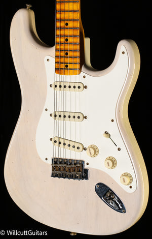 Fender Custom Shop 1956 Stratocaster Journeyman Relic Aged White Blonde (653)