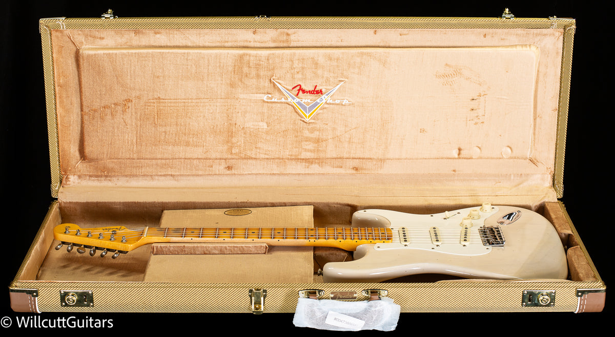 Fender Custom Shop 1956 Stratocaster Journeyman Relic Aged White Blonde (653)