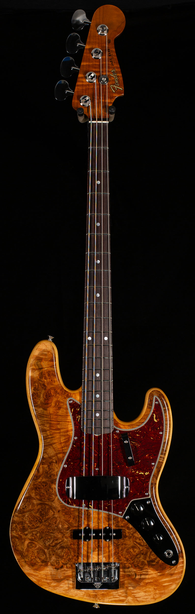 Fender Custom Shop BArtisan Maple Burl Jazz Bass Aged Fender Custom Shop BArtisan Maple Burl Jazz Bass Aged