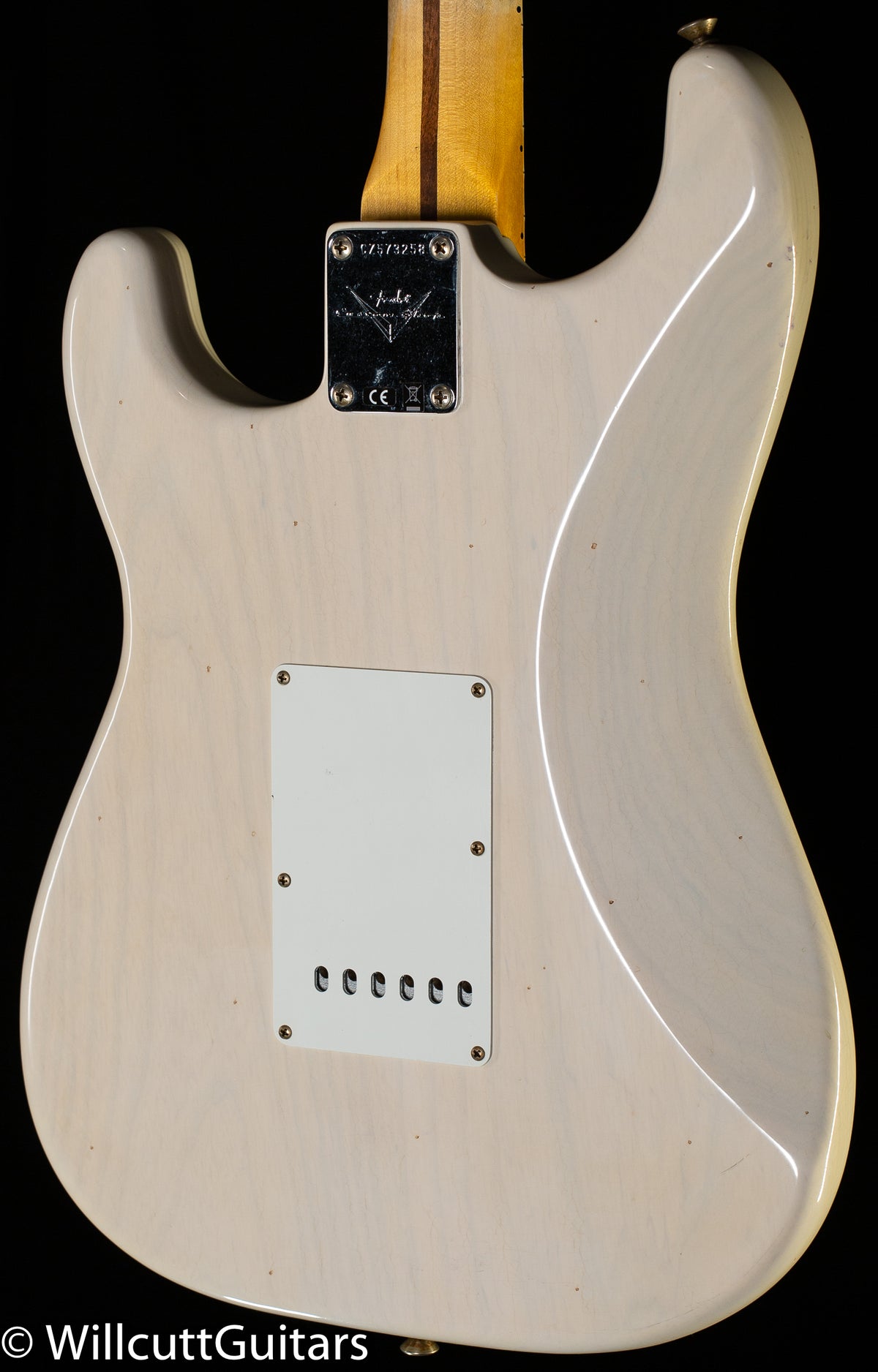 Fender Custom Shop Eric Clapton Signature Stratocaster Journeyman Relic, Maple Fingerboard, Aged White Blonde (258)
