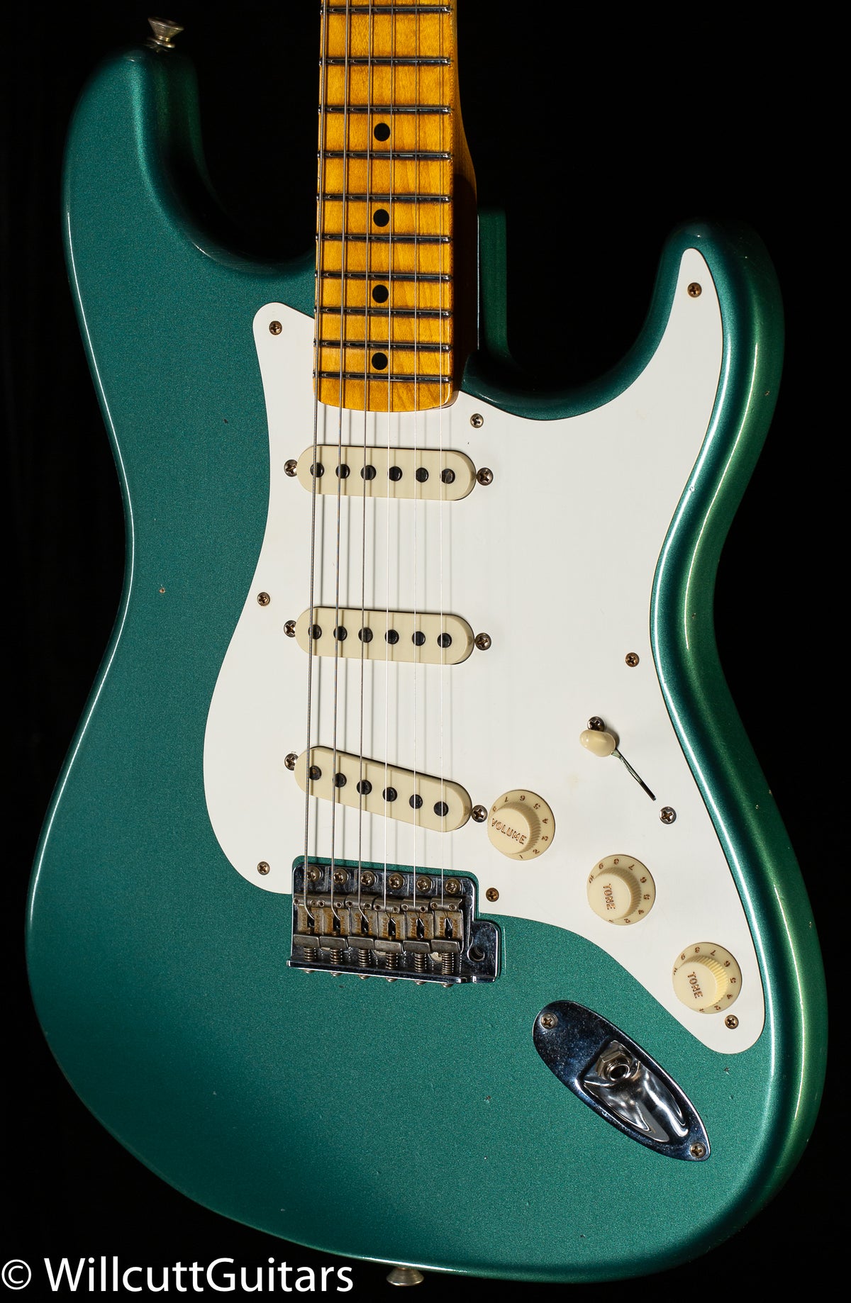Fender Custom Shop 1956 Stratocaster Journeyman Relic Aged Sherwood Green Metallic (347)
