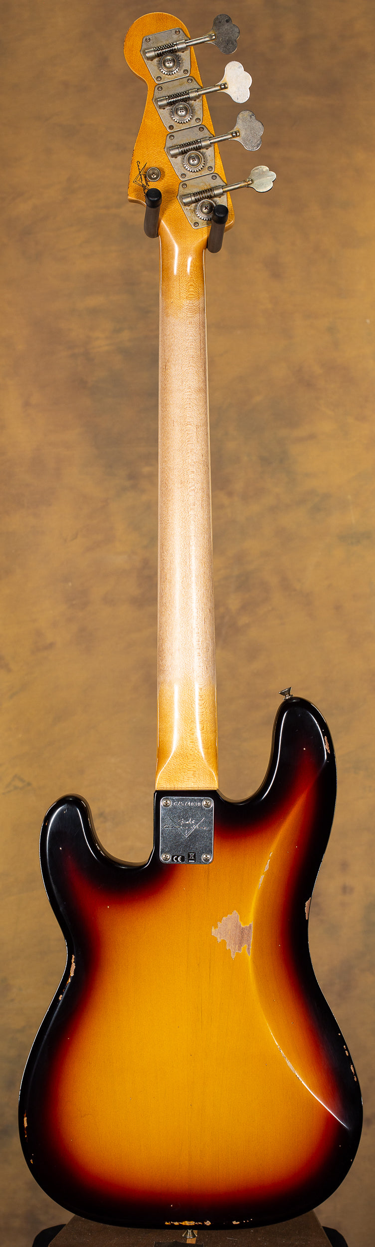2023 Fender Custom Shop 1964 Precision Bass Relic Bleached 3-Tone Sunburst
