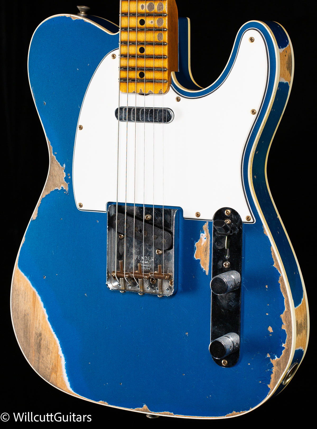 Fender Custom Shop 1965 Telecaster Custom Heavy Relic Faded Aged Lake Placid Blue (177)