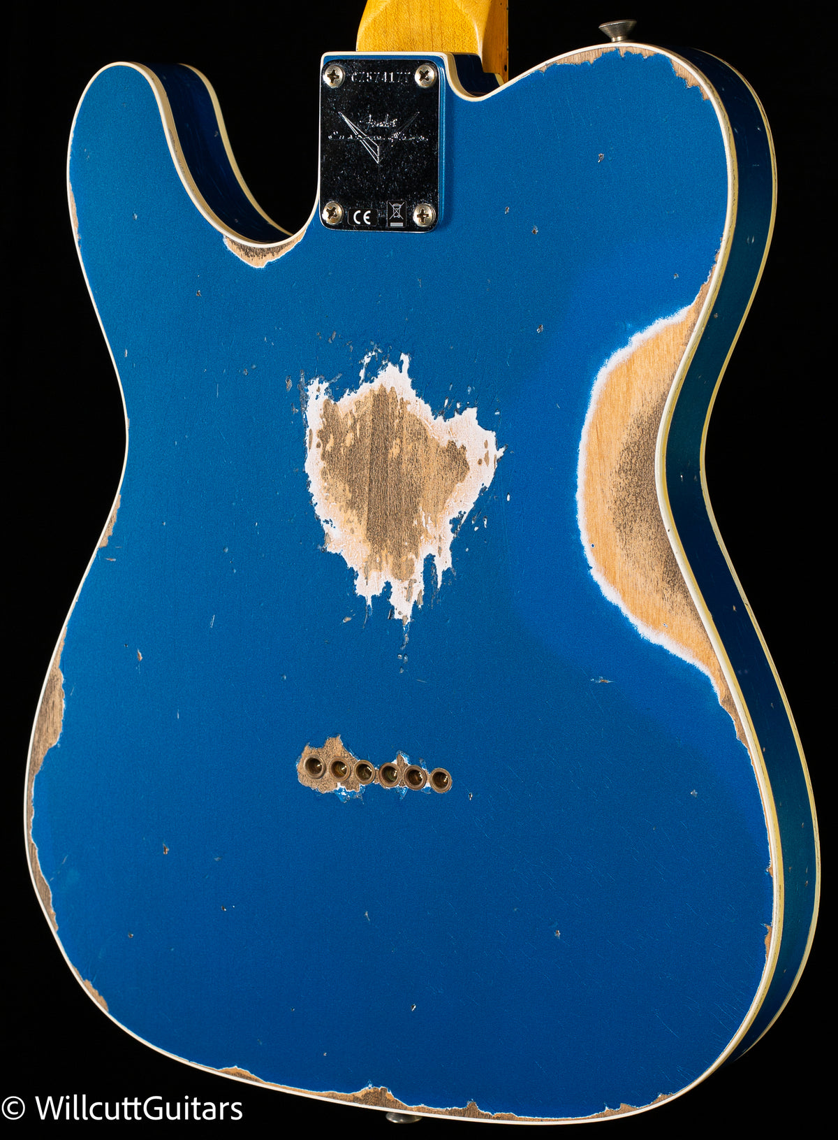 Fender Custom Shop 1965 Telecaster Custom Heavy Relic Faded Aged Lake Placid Blue (177)