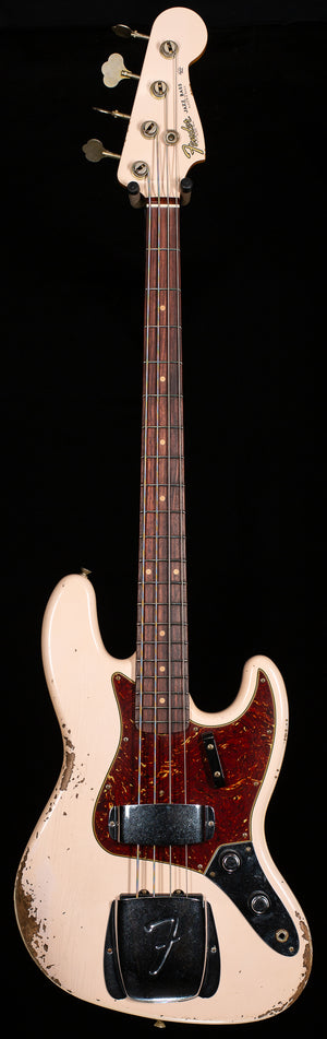 Fender Custom Shop 1961 Jazz Bass Heavy Relic Super Faded Aged Shell Pink (376)