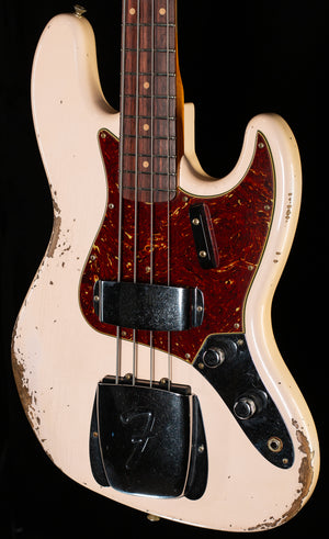 Fender Custom Shop 1961 Jazz Bass Heavy Relic Super Faded Aged Shell Pink (376)