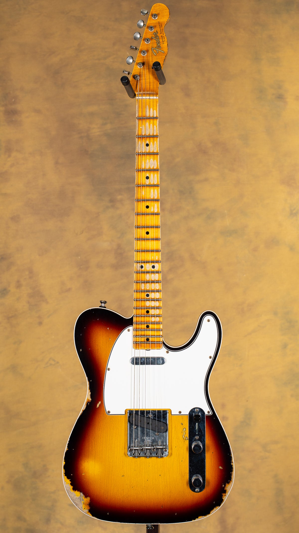 2023 Fender Custom Shop '65 Tele Custom Heavy Relic 3 Tone Sunburst