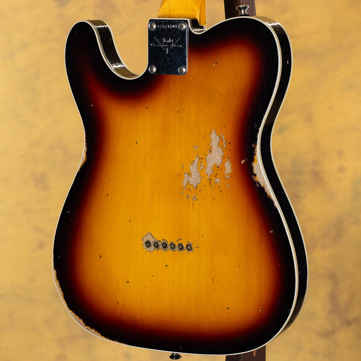 2023 Fender Custom Shop '65 Tele Custom Heavy Relic 3 Tone Sunburst