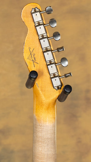 2023 Fender Custom Shop '65 Tele Custom Heavy Relic 3 Tone Sunburst