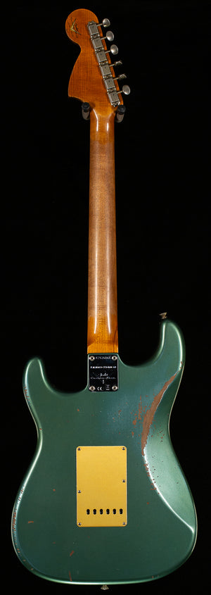 Fender Custom Shop LTD Roasted BIGHEAD STRAT Relic - Faded Aged Sherwood Green Metallic (165)