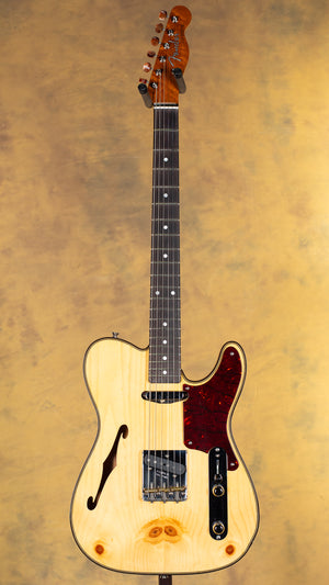 2024 Fender Custom Shop Artisan Knotty Pine Tele Thinline AAA Rosewood Fingerboard Aged Natural