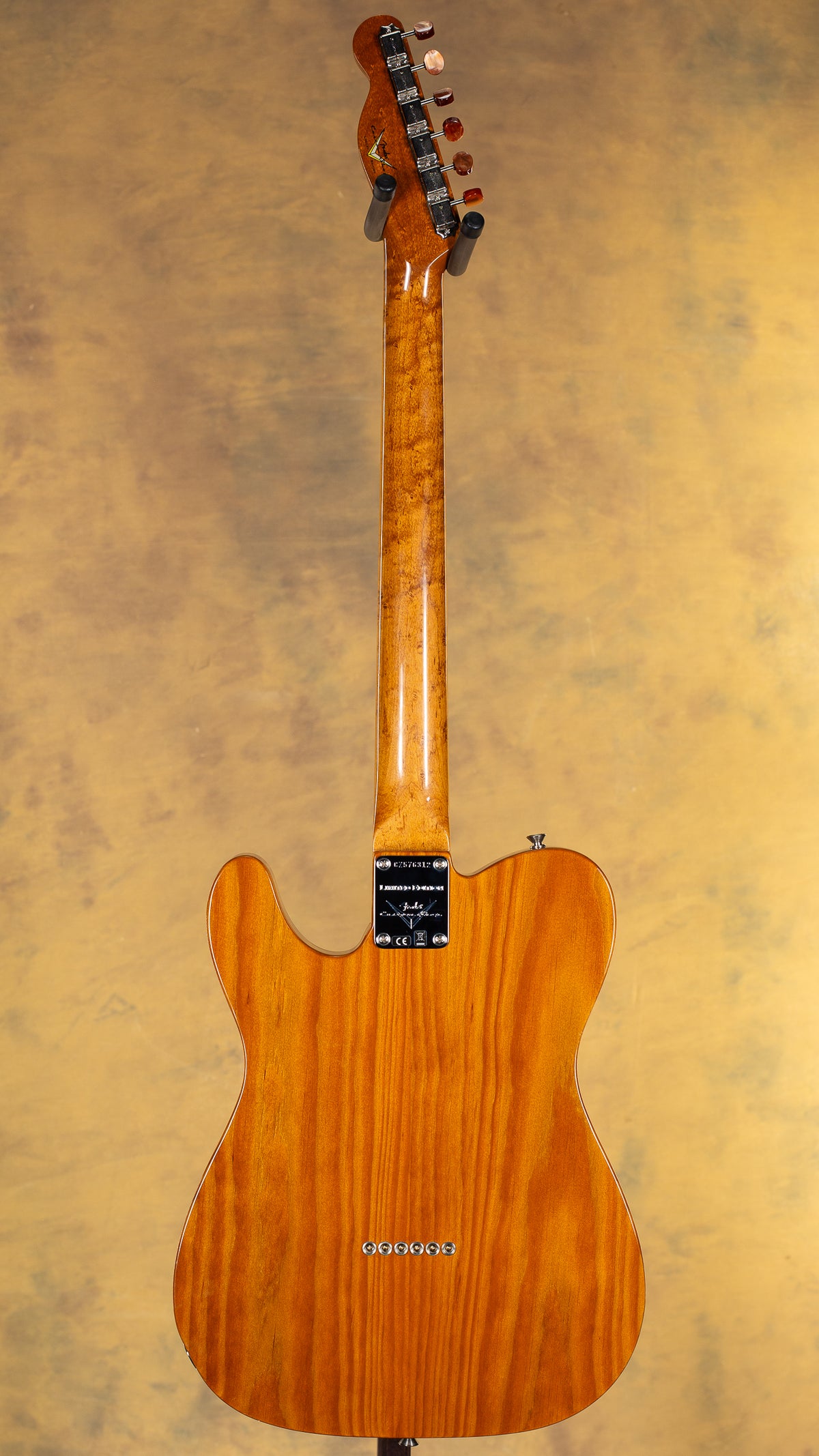 2024 Fender Custom Shop Artisan Knotty Pine Tele Thinline AAA Rosewood Fingerboard Aged Natural
