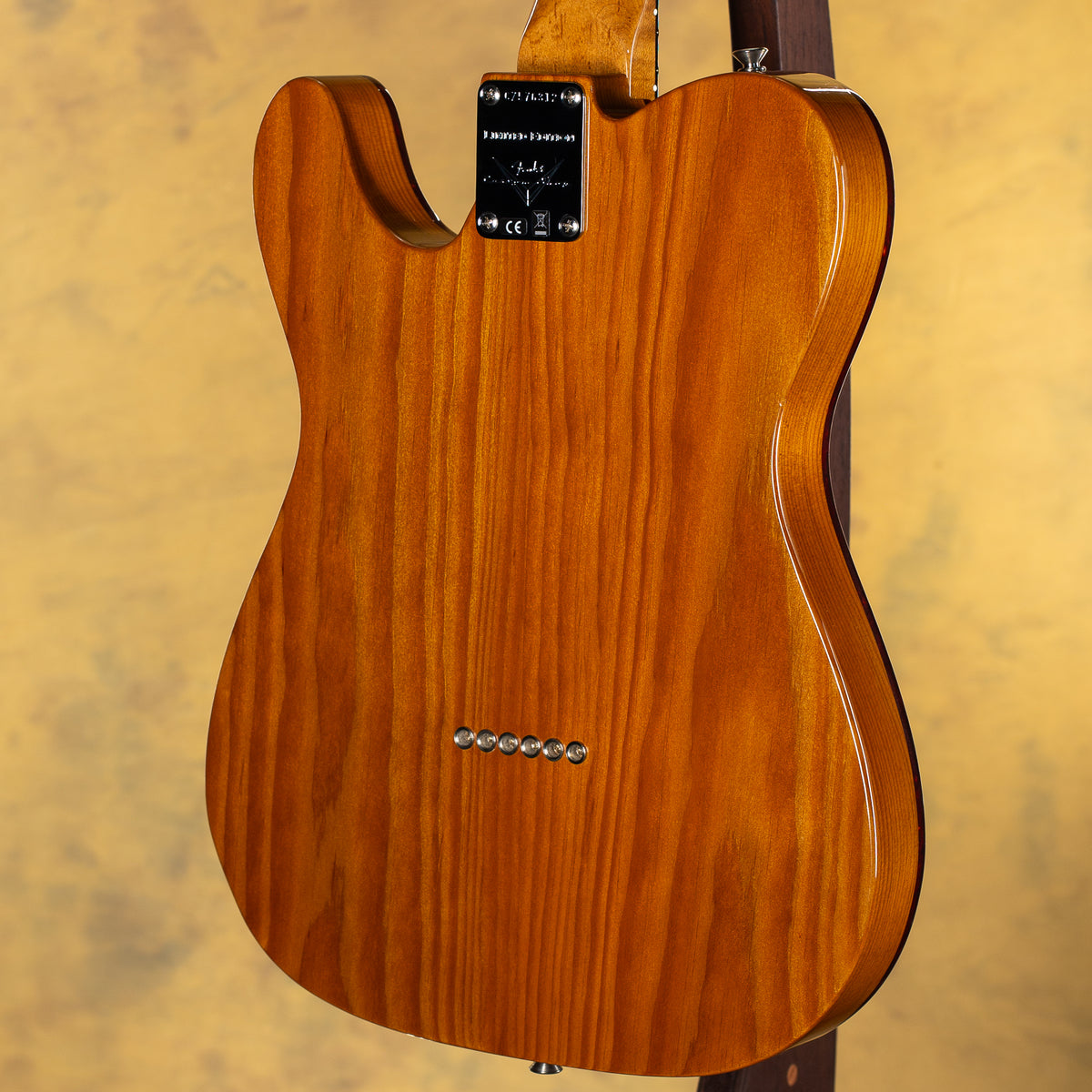 2024 Fender Custom Shop Artisan Knotty Pine Tele Thinline AAA Rosewood Fingerboard Aged Natural