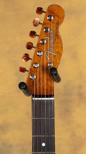 2024 Fender Custom Shop Artisan Knotty Pine Tele Thinline AAA Rosewood Fingerboard Aged Natural