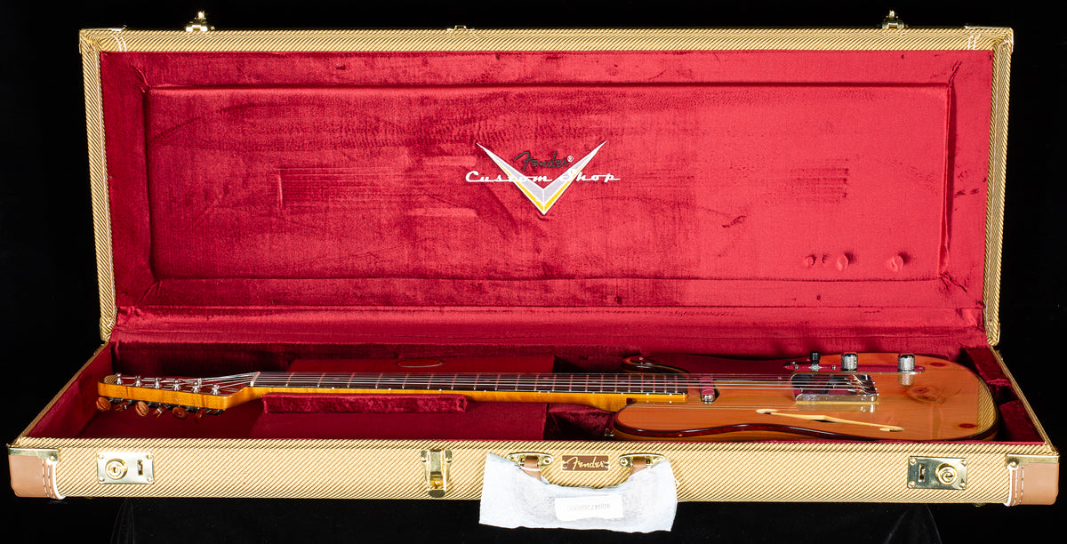 2024 Fender Custom Shop Artisan Knotty Pine Tele Thinline AAA Rosewood Fingerboard Aged Natural