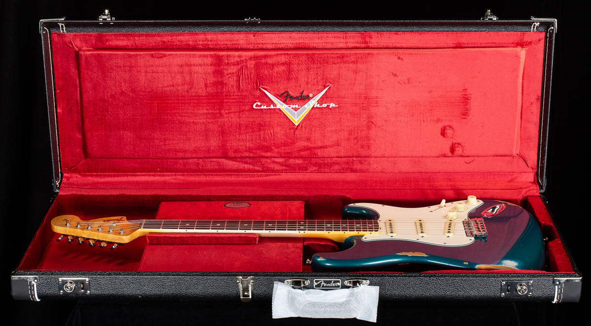Fender Custom Shop 1967 Stratocaster Relic Closet Closet Hardware Aged Turquoise (823)