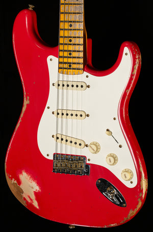 Fender Custom Shop 1957 Stratocaster Heavy Relic Aged Fiesta Red  (670)