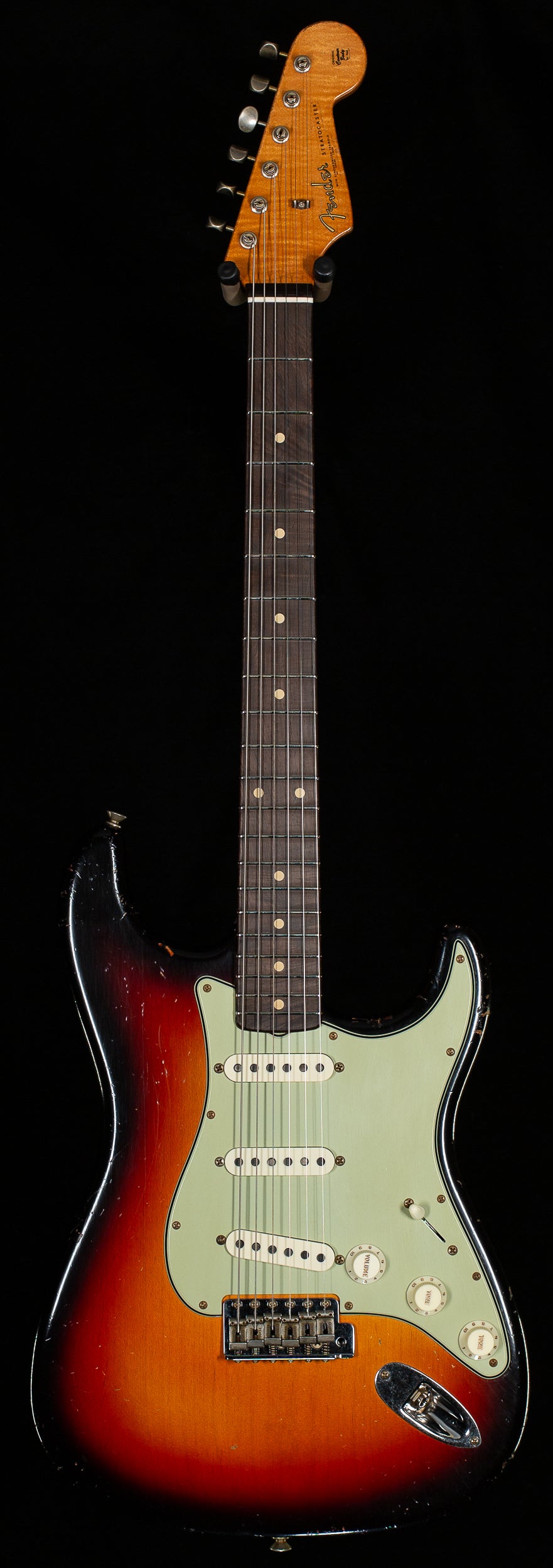 Fender Custom Shop Masterbuilt Dale Wilson True &#39;62 Strat Journeyman 3-Tone Sunburst Brazilian 59 C (189)