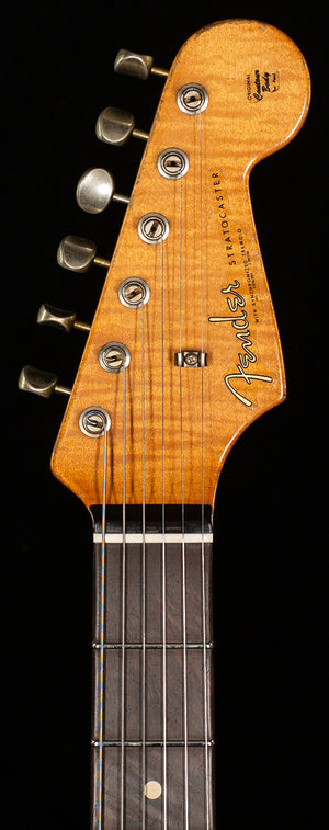 Fender Custom Shop Masterbuilt Dale Wilson True '62 Strat Journeyman 3-Tone Sunburst Brazilian 59 C (189)