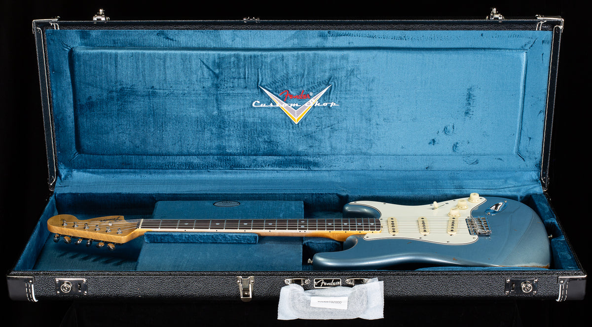 Fender Custom Shop 1967 Stratocaster Closet Classic Hardware  Relic Blue Ice Metallic (276)