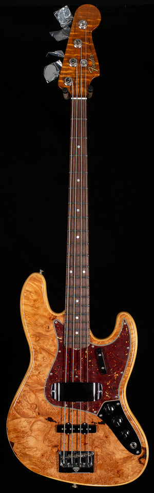 Fender Custom Shop Artisan Maple Burl Jazz Bass Aged Natural (629)
