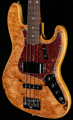 Fender Custom Shop Artisan Maple Burl Jazz Bass Aged Natural (629)