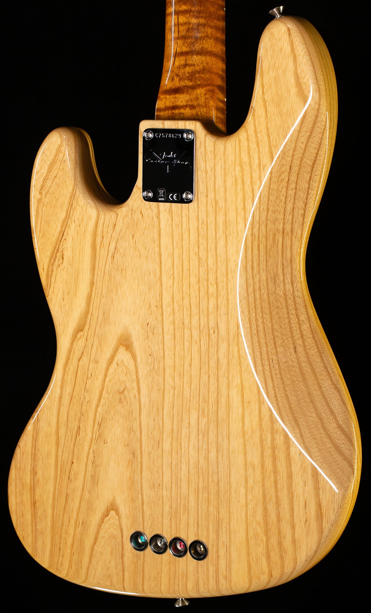 Fender Custom Shop Artisan Maple Burl Jazz Bass Aged Natural (629)