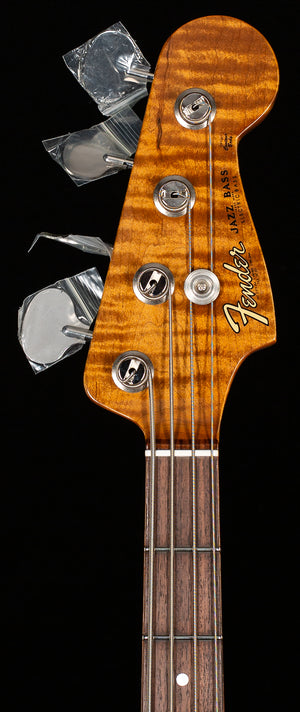 Fender Custom Shop Artisan Maple Burl Jazz Bass Aged Natural (629)