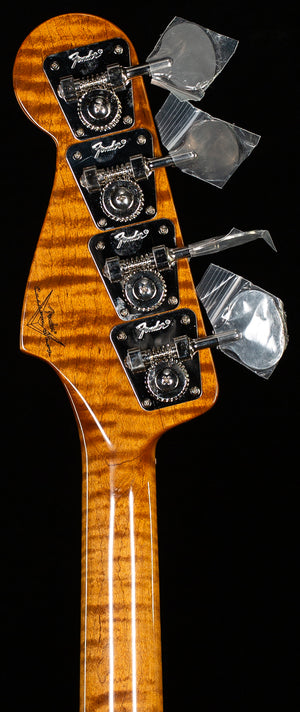 Fender Custom Shop Artisan Maple Burl Jazz Bass Aged Natural (629)