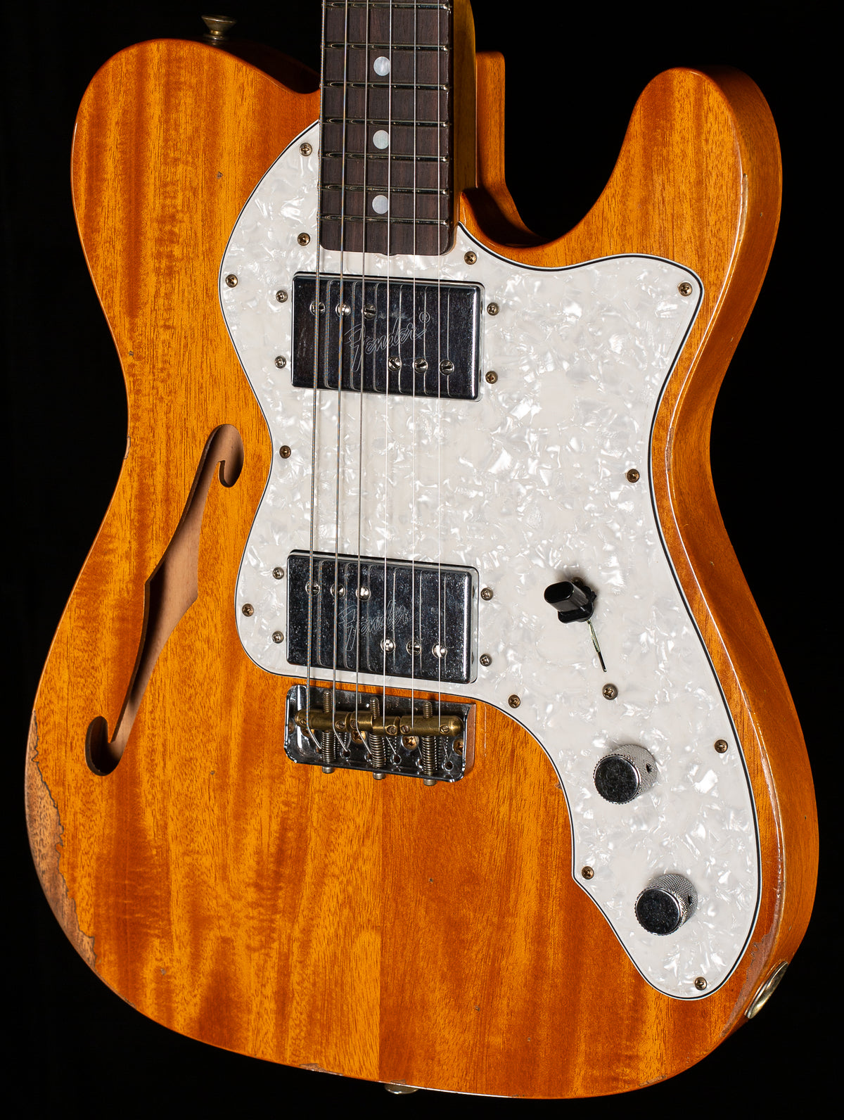 Fender Custom Shop LTD 1964 "BOBBED" Telecaster Thinline Relic Aged Natural (560)