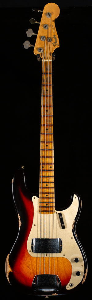 Fender Custom Shop LTD "P" Jazz Bass Relic Chocolate 3-Color Sunburst (851)