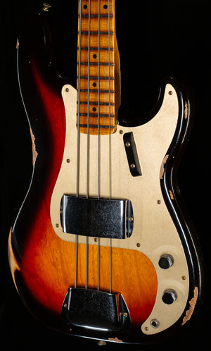 Fender Custom Shop LTD "P" Jazz Bass Relic Chocolate 3-Color Sunburst (851)