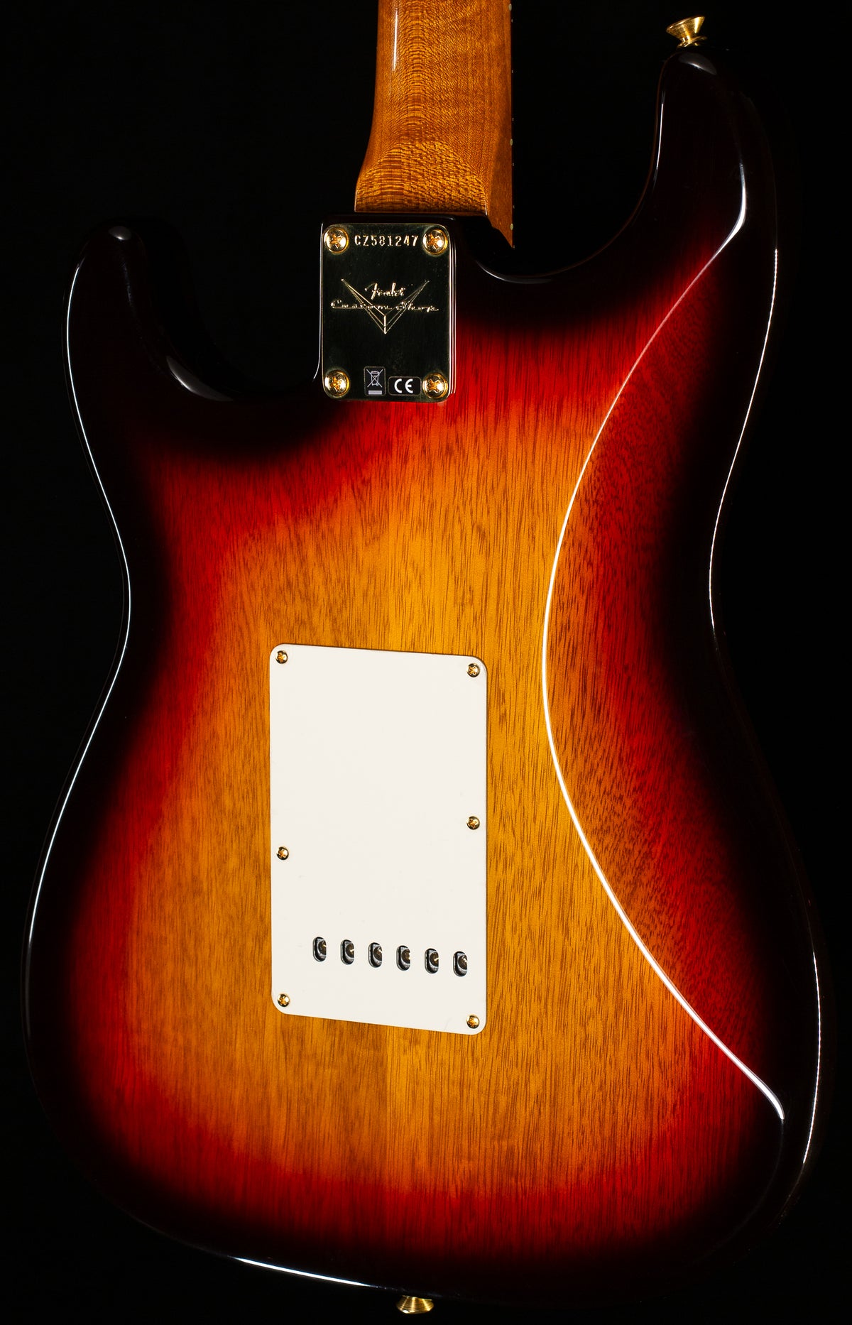 Fender Custom Shop Artisan Korina Thinline Stratocaster Chocolate 3-Tone Sunburst (247)