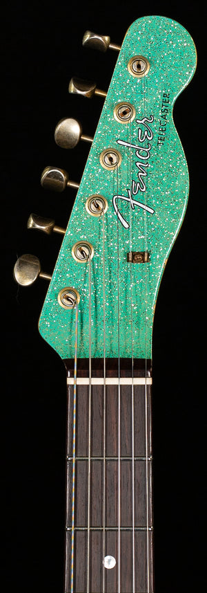 Fender Custom Shop LTD CuNiFe Telecaster Custom Journeyman Relic Aged Sea Foam Green Sparkle (357)