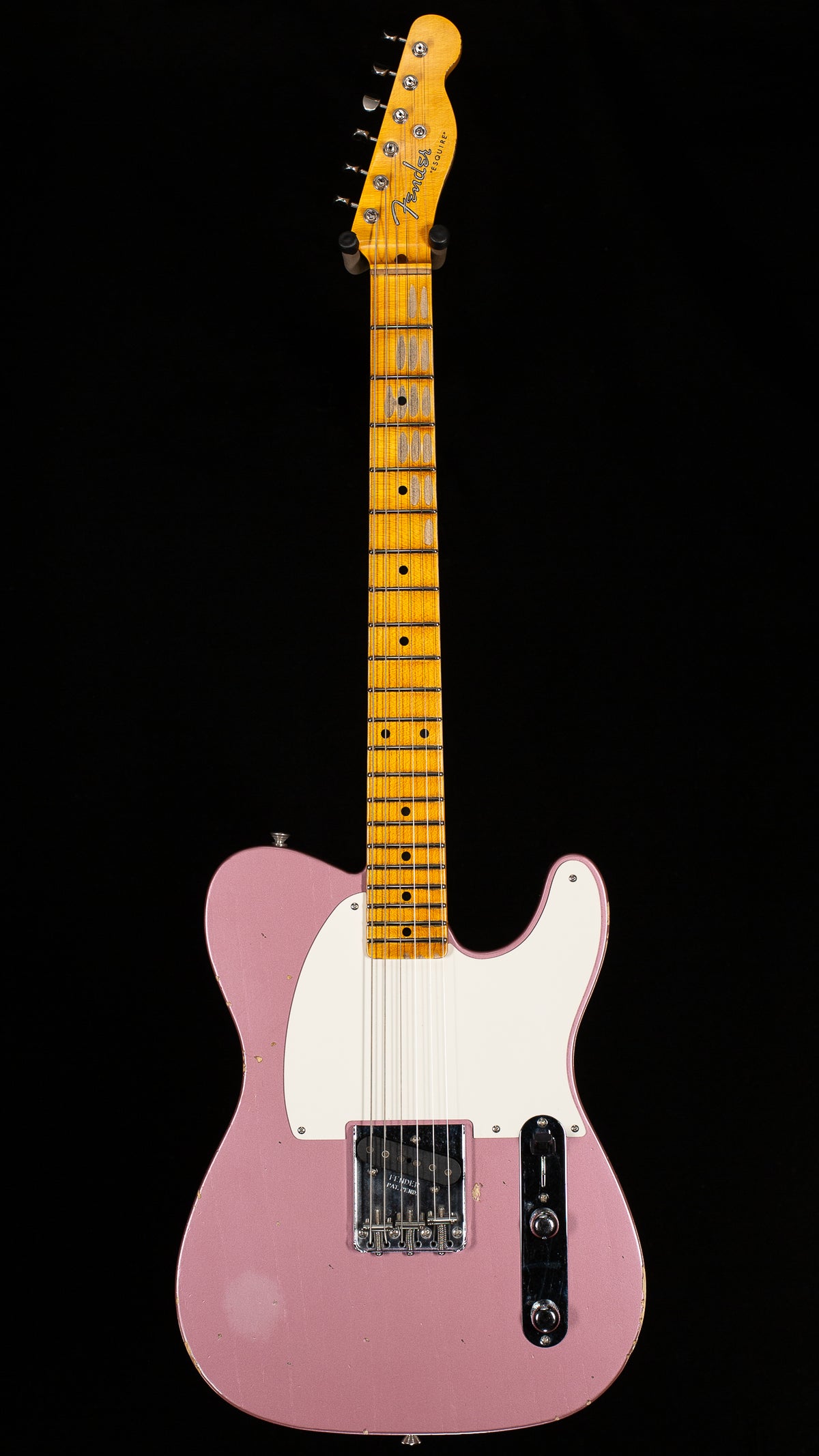 Fender Custom Shop 1956 Esquire Relic w/ Closet Classic Hardware Super Faded Aged Burgundy Mist Metallic (463)