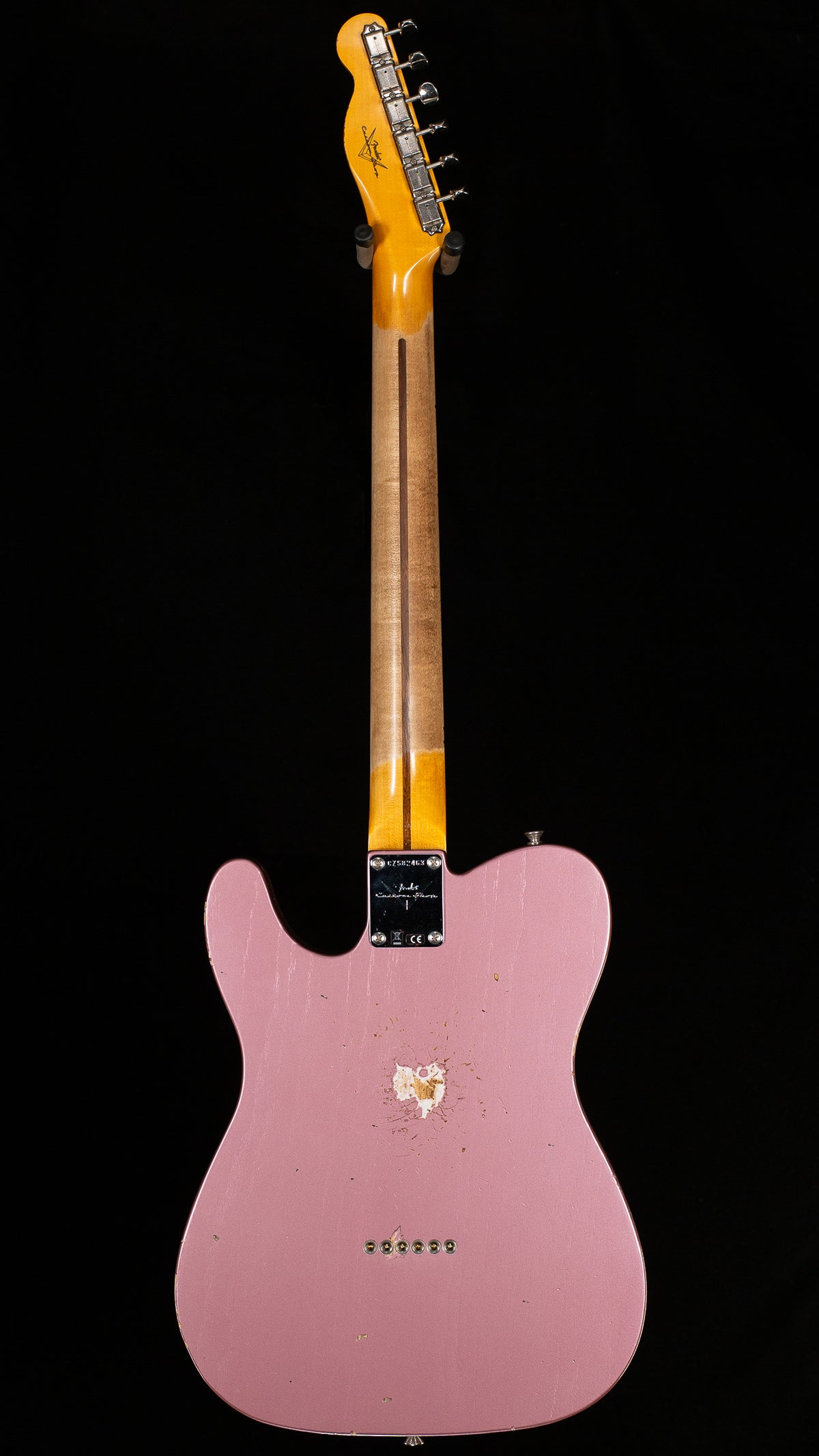 Fender Custom Shop 1956 Esquire Relic w/ Closet Classic Hardware Super Faded Aged Burgundy Mist Metallic (463)