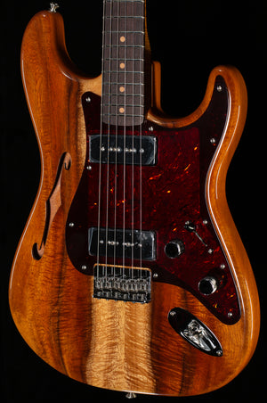 Fender Custom Shop Artisan Dual P90 Koa Stratocaster Aged Natural (715)