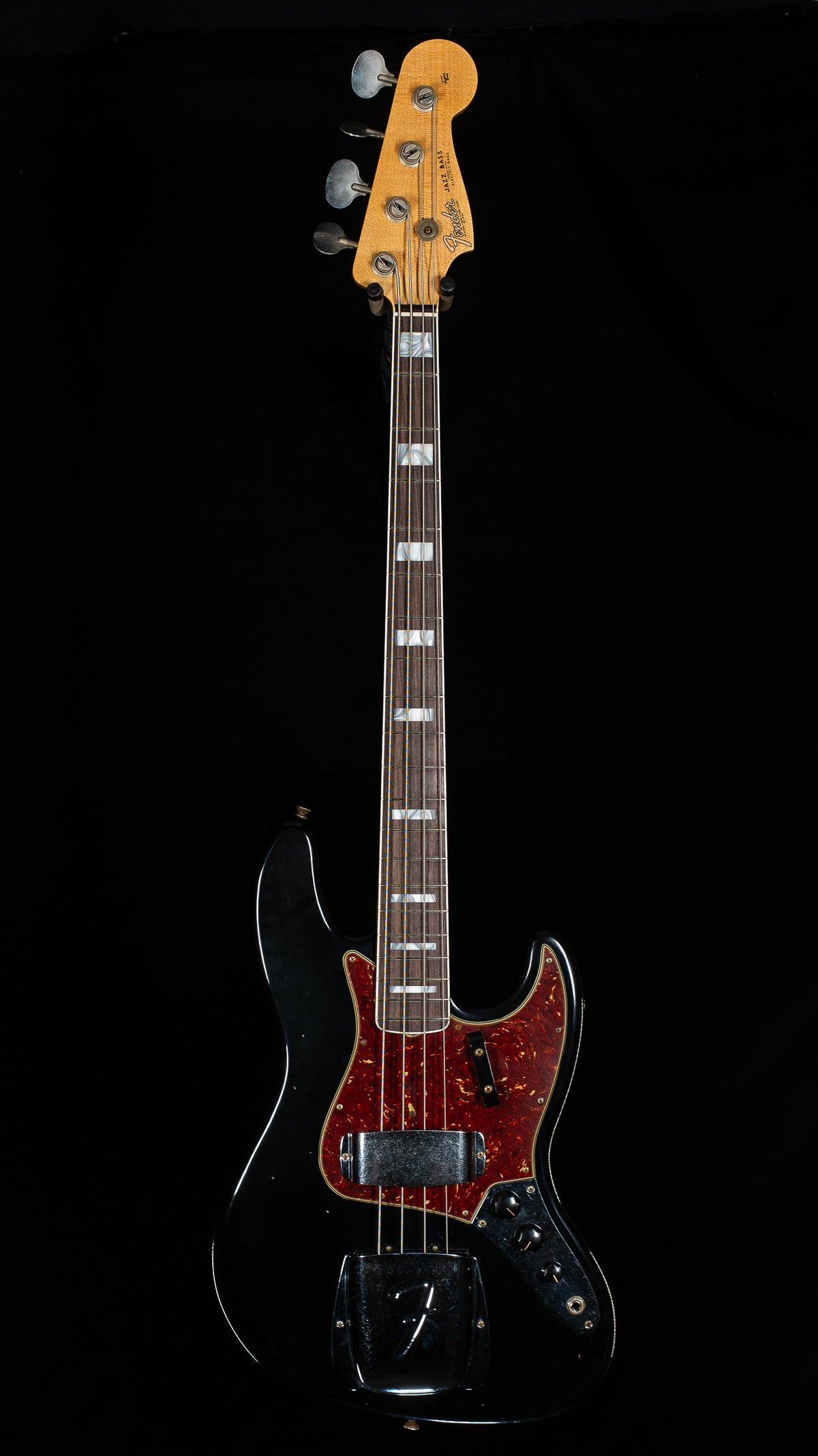 Fender Custom Shop 1966 Jazz Bass Journeyman Relic Black (687)