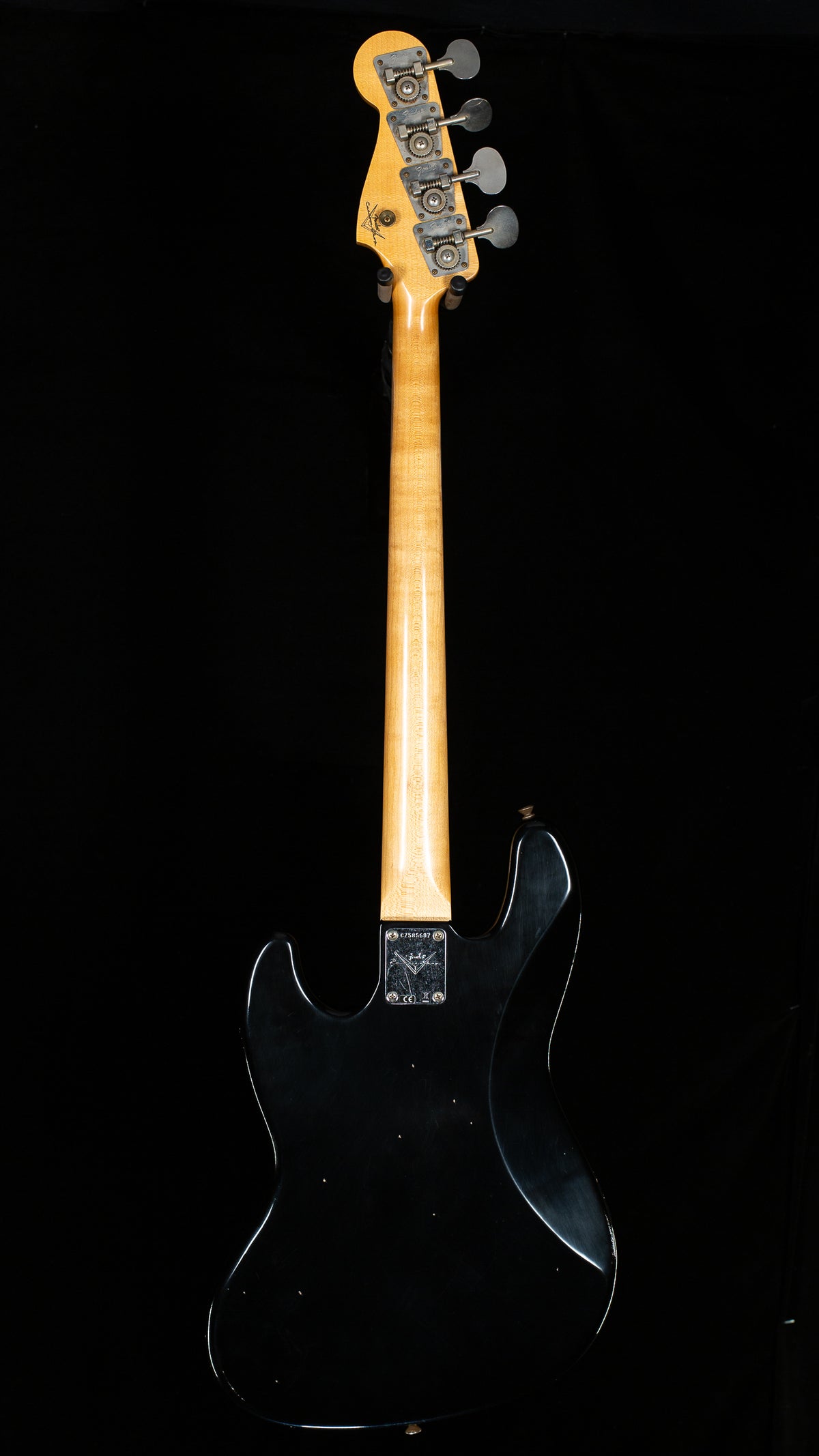 Fender Custom Shop 1966 Jazz Bass Journeyman Relic Black (687)