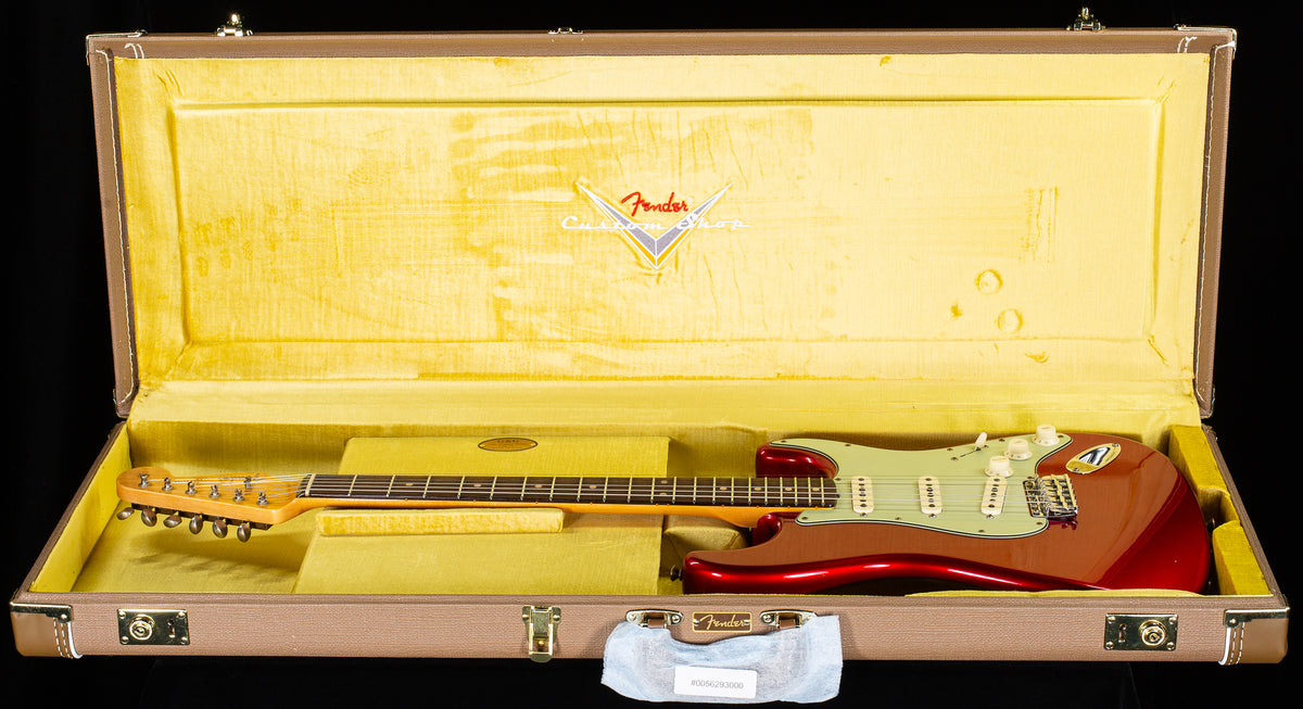Fender Custom Shop 1960 Stratocaster Journeyman Relic Aged Candy Apple Red (093)