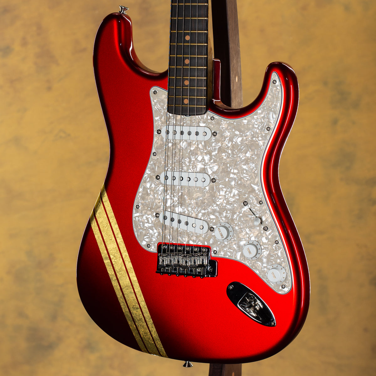 2026 Fender Custom Shop '62 Stratocaster NOS Candy Apple Red w/ Stripes Master Builder Apprentice