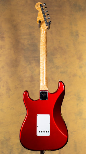2026 Fender Custom Shop '62 Stratocaster NOS Candy Apple Red w/ Stripes Master Builder Apprentice