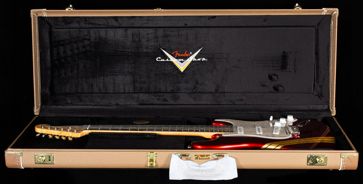 2026 Fender Custom Shop '62 Stratocaster NOS Candy Apple Red w/ Stripes Master Builder Apprentice
