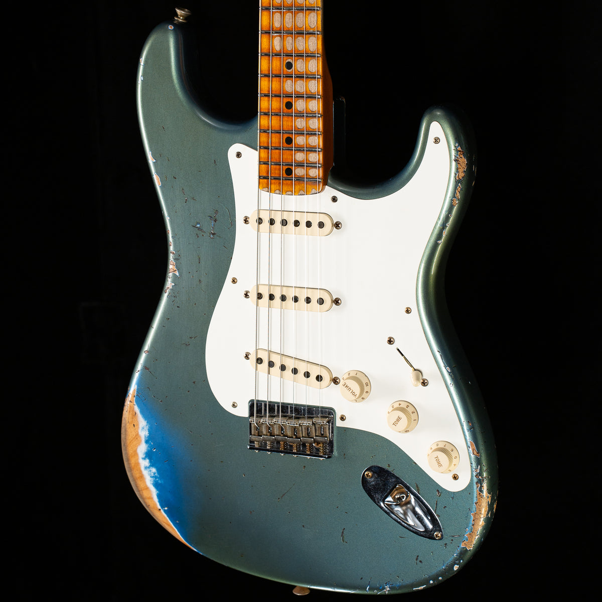 Fender Custom Shop 1956 Hardtail Stratocaster Heavy Relic Super Aged Lake Placid Blue (634)