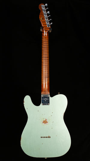 Fender Custom Shop LTD 1972 Telecaster Custom Thinline Relic Faded Sage Green Metallic (164)