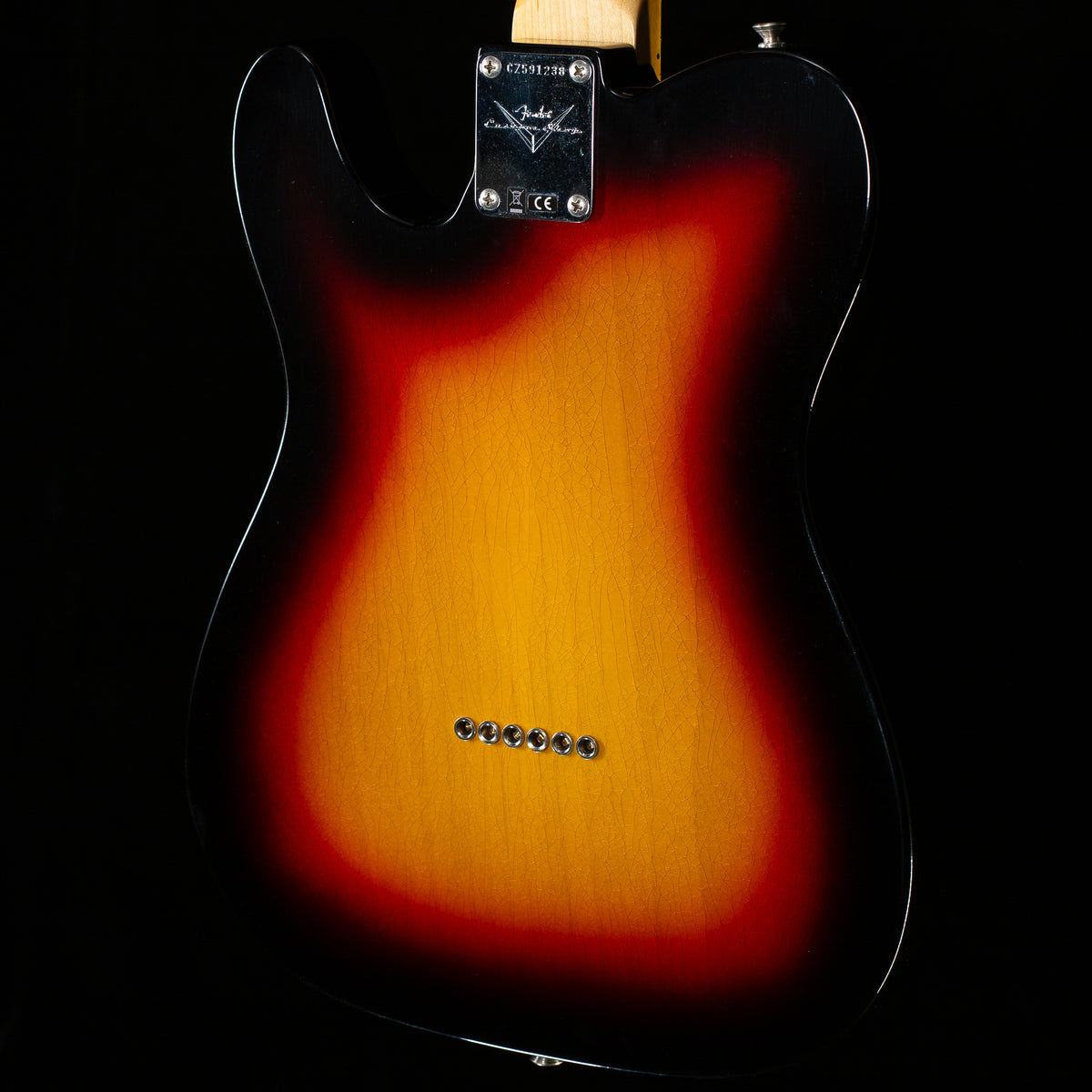 Fender Custom Shop 1966 Telecaster Deluxe Closet Classic Bleached 3-Tone Sunburst (238)