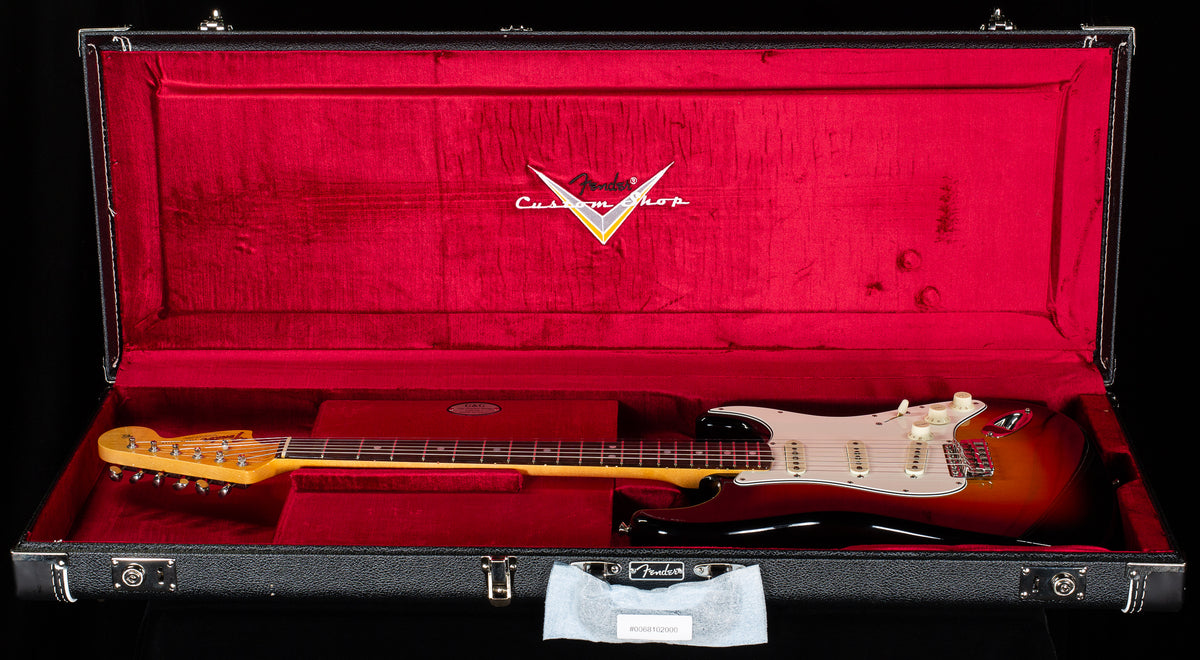Fender Custom Shop 1966 Stratocaster Deluxe Closet Classic Super Aged Target 3-Color Sunburst (424)